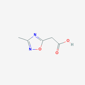 B1603800 2-(3-Methyl-1,2,4-oxadiazol-5-yl)acetic acid CAS No. 55151-91-2