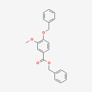 B1603806 Benzyl 4-(benzyloxy)-3-methoxybenzoate CAS No. 91203-74-6