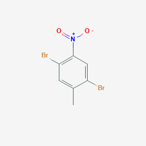 molecular formula C7H5Br2NO2 B1603813 1,4-Dibromo-2-methyl-5-nitrobenzene CAS No. 219310-40-4