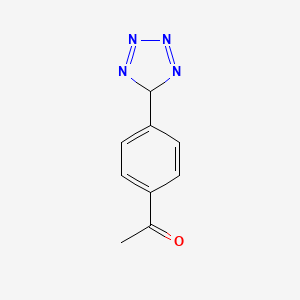 molecular formula C9H8N4O B1603826 1-(4-(5H-四唑-5-基)苯基)乙酮 CAS No. 552846-23-8