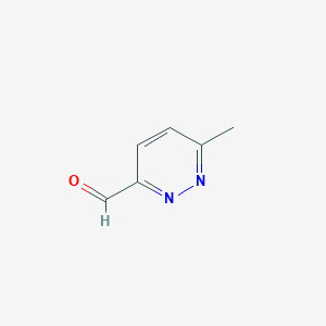 molecular formula C6H6N2O B1603829 6-甲基吡哒嗪-3-甲醛 CAS No. 635324-41-3