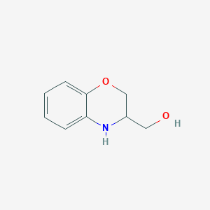 molecular formula C9H11NO2 B1603832 (3,4-二氢-2H-苯并[b][1,4]恶嗪-3-基)甲醇 CAS No. 36884-17-0