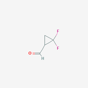 molecular formula C4H4F2O B1603851 2,2-二氟环丙烷甲醛 CAS No. 1192109-69-5