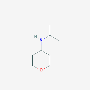 B1603865 N-(propan-2-yl)oxan-4-amine CAS No. 220642-10-4
