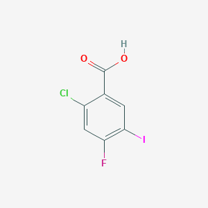 molecular formula C7H3ClFIO2 B1603881 2-Chloro-4-fluoro-5-iodobenzoic acid CAS No. 264927-52-8