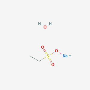 molecular formula C2H7NaO4S B1603898 乙磺酸钠一水合物 CAS No. 308103-56-2