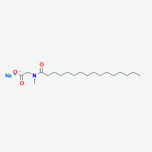 molecular formula C19H36NNaO3 B1603900 N-甲基-N-(1-氧代十六烷基)氨基乙酸钠 CAS No. 4028-10-8