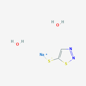 B1603904 5-Mercapto-1,2,3-thiadiazole sodium salt dihydrate CAS No. 865854-97-3