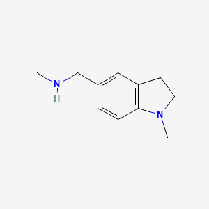 1-Methyl-5-[(methylamino)methyl]indoline