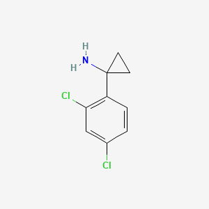 molecular formula C9H9Cl2N B1603919 1-(2,4-Dichlorophenyl)cyclopropanamine CAS No. 864263-95-6