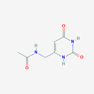 molecular formula C7H9N3O3 B1603921 N-((2,6-Dioxo-1,2,3,6-tetrahydropyrimidin-4-YL)methyl)acetamide CAS No. 31777-62-5