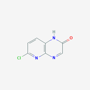 molecular formula C7H4ClN3O B1603924 6-chloropyrido[2,3-b]pyrazin-2(1H)-one CAS No. 70395-75-4