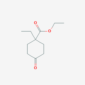 molecular formula C11H18O3 B1603931 1-乙基-4-氧代环己烷甲酸乙酯 CAS No. 59032-71-2
