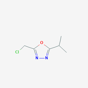 molecular formula C6H9ClN2O B1603936 2-(氯甲基)-5-异丙基-1,3,4-恶二唑 CAS No. 3914-46-3