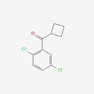 molecular formula C11H10Cl2O B1603947 环丁基 2,5-二氯苯甲酮 CAS No. 898791-18-9