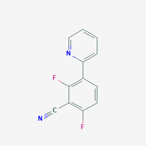 B1603981 2,6-Difluoro-3-(pyridin-2-yl)benzonitrile CAS No. 883106-18-1