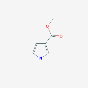molecular formula C7H9NO2 B1603992 1-甲基-1H-吡咯-3-甲酸甲酯 CAS No. 40611-74-3