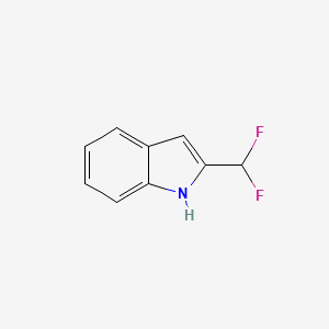 molecular formula C9H7F2N B1603993 2-(Difluoromethyl)-1H-indole CAS No. 916914-03-9