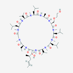 molecular formula C64H115N11O14 B160400 奥克西洛孢林 CAS No. 135548-15-1