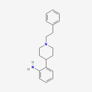 molecular formula C19H24N2 B1604000 4-(2-Aminophenyl)-1-phenethylpiperidine CAS No. 889942-31-8