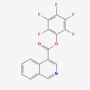 B1604008 Pentafluorophenyl isoquinoline-4-carboxylate CAS No. 944450-77-5