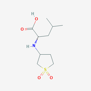 B1604011 N-(1,1-Dioxidotetrahydro-3-thienyl)leucine CAS No. 792893-05-1