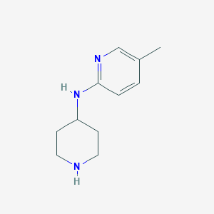 molecular formula C11H17N3 B1604021 5-甲基-N-(哌啶-4-基)吡啶-2-胺 CAS No. 518285-55-7