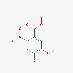 molecular formula C9H8FNO5 B1604032 Methyl 4-fluoro-5-methoxy-2-nitrobenzoate CAS No. 159768-50-0