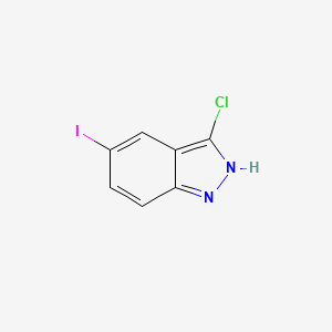 molecular formula C7H4ClIN2 B1604045 3-Chloro-5-iodo-1H-indazole CAS No. 885519-14-2