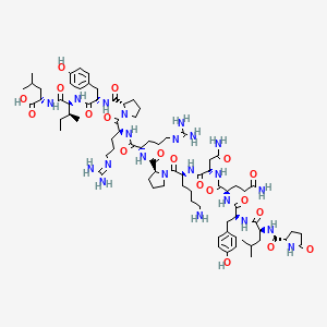 molecular formula C78H122N22O19 B1604059 4-谷氨酰-神经肽 CAS No. 61445-54-3