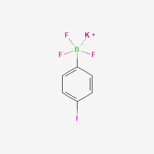 molecular formula C6H4BF3IK B1604065 四碘苯基三氟硼酸钾 CAS No. 912350-00-6