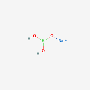 molecular formula BH2NaO3 B1604066 硼氢化钠 CAS No. 11138-47-9