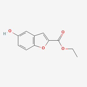 molecular formula C11H10O4 B1604078 5-羟基苯并呋喃-2-羧酸乙酯 CAS No. 99370-68-0