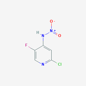B1604080 N-(2-Chloro-5-fluoropyridin-4-yl)nitramide CAS No. 405230-86-6
