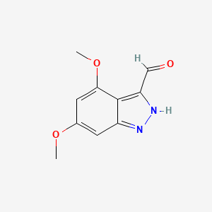 molecular formula C10H10N2O3 B1604127 4,6-Dimethoxy-1H-indazole-3-carbaldehyde CAS No. 885518-87-6
