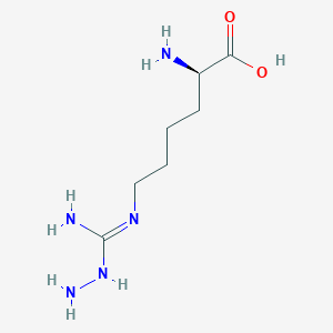 B160413 (2R)-2-amino-6-[[amino(hydrazinyl)methylidene]amino]hexanoic acid CAS No. 139299-34-6