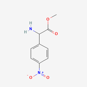 molecular formula C9H10N2O4 B1604130 Methyl 2-amino-2-(4-nitrophenyl)acetate CAS No. 360779-31-3