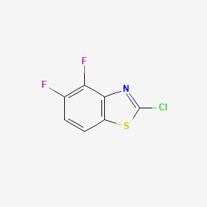 molecular formula C7H2ClF2NS B1604131 2-氯-4,5-二氟-1,3-苯并噻唑 CAS No. 898748-69-1