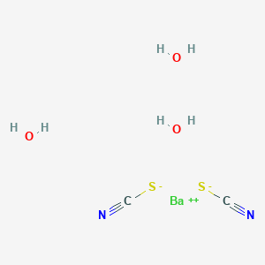 molecular formula C2H6BaN2O3S2 B1604143 硫氰酸钡，三水合物 CAS No. 68016-36-4