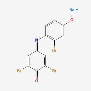 molecular formula C12H6Br3NNaO2+ B1604167 2,2',6-Tribromoindophenol Sodium Salt CAS No. 5418-30-4