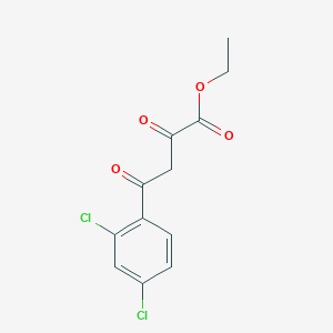 molecular formula C12H10Cl2O4 B1604194 Ethyl 4-(2,4-dichlorophenyl)-2,4-dioxobutanoate CAS No. 478868-68-7