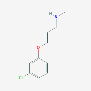 molecular formula C10H14ClNO B1604197 3-(3-氯苯氧基)-N-甲基丙-1-胺 CAS No. 361395-22-4