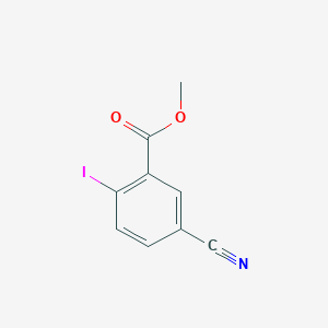 molecular formula C9H6INO2 B1604199 5-氰基-2-碘苯甲酸甲酯 CAS No. 219841-91-5