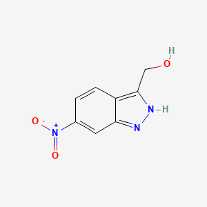 molecular formula C8H7N3O3 B1604204 (6-Nitro-1H-indazol-3-yl)methanol CAS No. 1000341-10-5