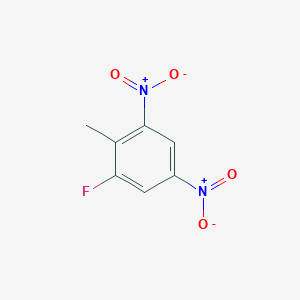 molecular formula C7H5FN2O4 B1604207 1-Fluoro-2-methyl-3,5-dinitrobenzene CAS No. 85233-16-5