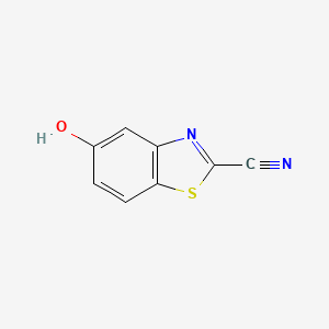 molecular formula C8H4N2OS B1604208 5-Hydroxybenzo[d]thiazole-2-carbonitrile CAS No. 7267-38-1
