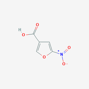 molecular formula C5H3NO5 B1604211 5-Nitrofuran-3-carboxylic acid CAS No. 770-07-0