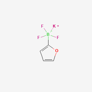 molecular formula C4H3BF3KO B1604220 Potassium 2-furantrifluoroborate CAS No. 166328-14-9