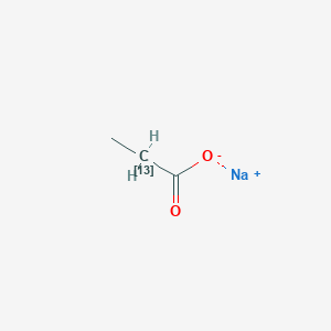 molecular formula C3H5NaO2 B1604221 丙酸钠-2-13C CAS No. 83587-76-2