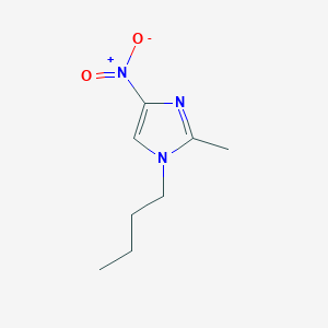 molecular formula C8H13N3O2 B160426 1-正丁基-2-甲基-4-硝基咪唑 CAS No. 135009-57-3